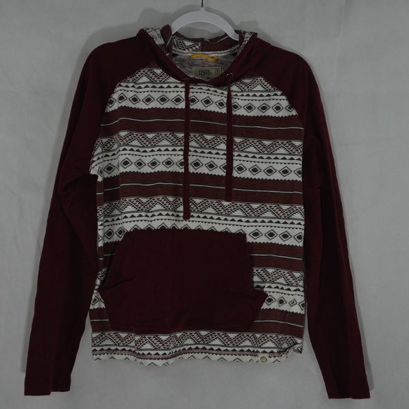 Free Planet Tops - Free Planet Women's Maroon Pullover Hoodie
